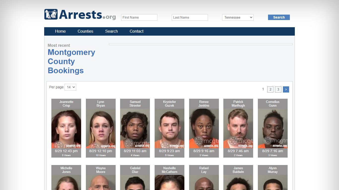 Montgomery County Arrests and Inmate Search